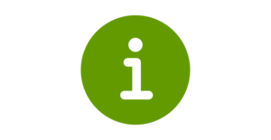 grünes Informations Icon